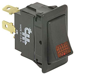 Cole Hersee Rocker Switch,Amber