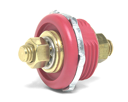 Insulated Stud, Through Connection ,Red