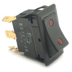 Cole Hersee, Rocker Switch, 12V, 3 Positions, SPDT On/Off/On